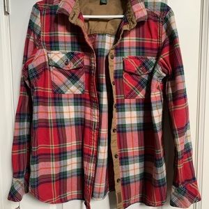 Roots Plaid Flannel Shirt